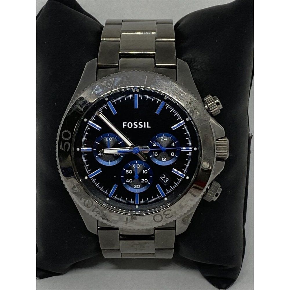 Fossil Traveler CH2869 Men's Gray Stainless Steel